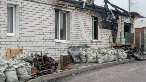 Professional Fire Damage Removal technician working in Fort Belvoir, VA